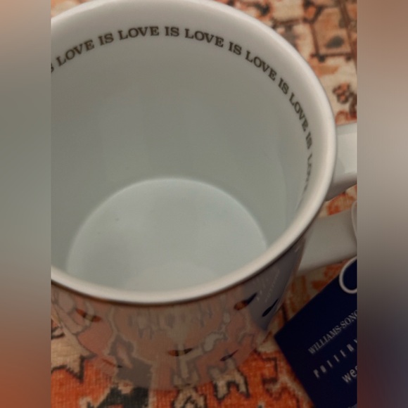 Set Of 4 Brand New W/ Original Tags ‘Love is Love’ Mugs Human Rights Campaign - Picture 16 of 16